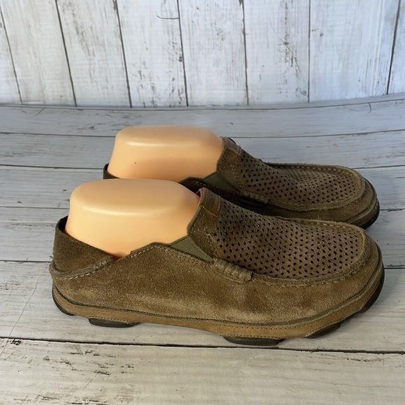 Unisex Olukai Moloa Kohana Drop-in Heel Loafer - Picture 9 of 16